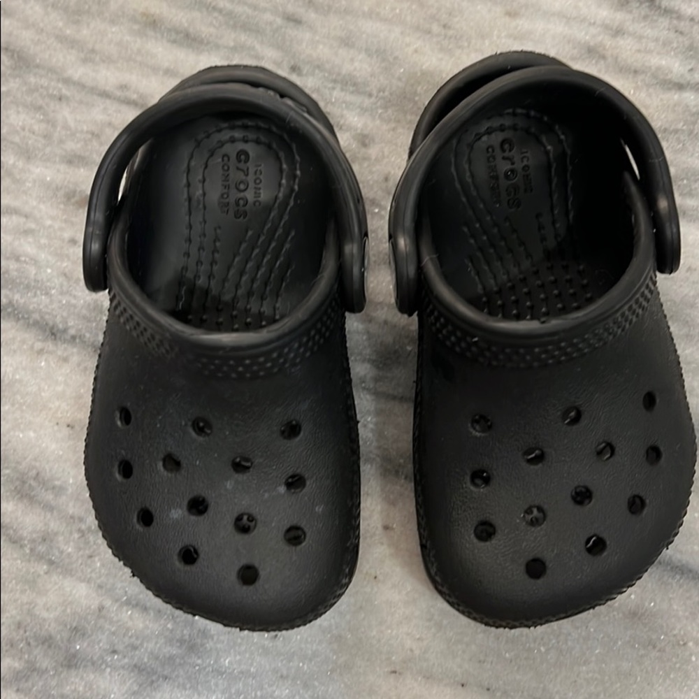 Basically brand new baby crocs size 5